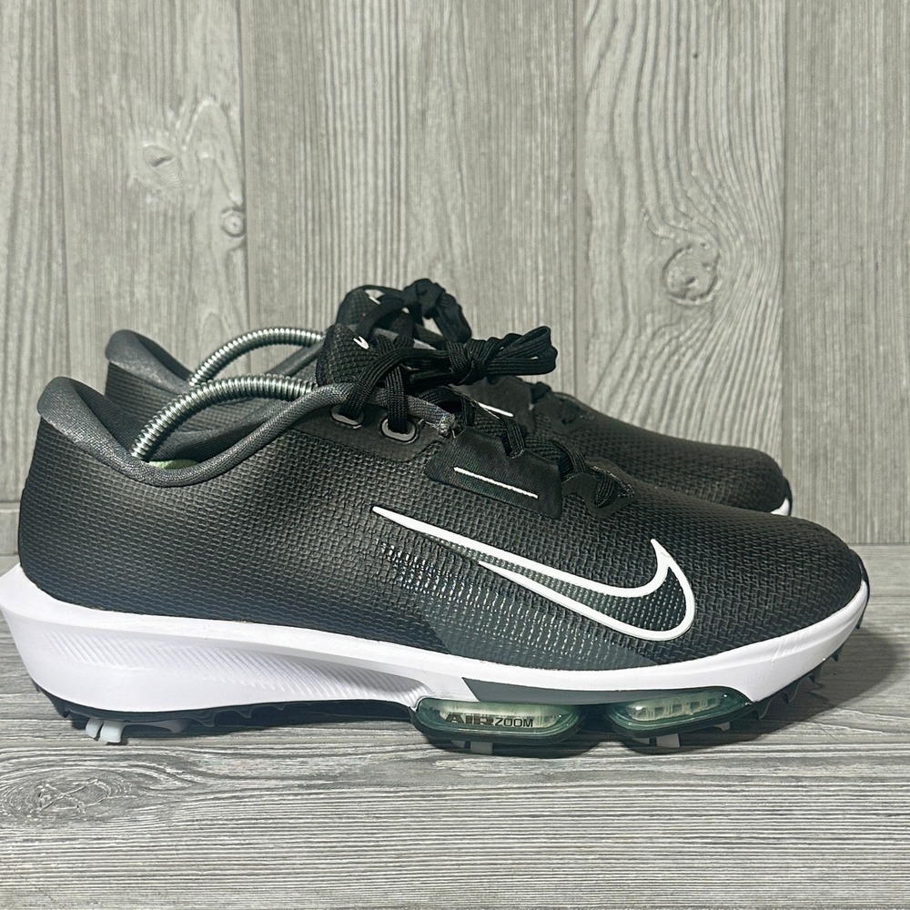 Nike Air Zoom Infinity Tour 2 Golf Shoes Black Vapor Green Flyweave Men's 11 New - Picture 3 of 10